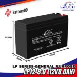 LEOCH LP12-8.0 (12V8.0Ah)