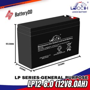 LEOCH LP12-8.0 (12V8.0Ah)